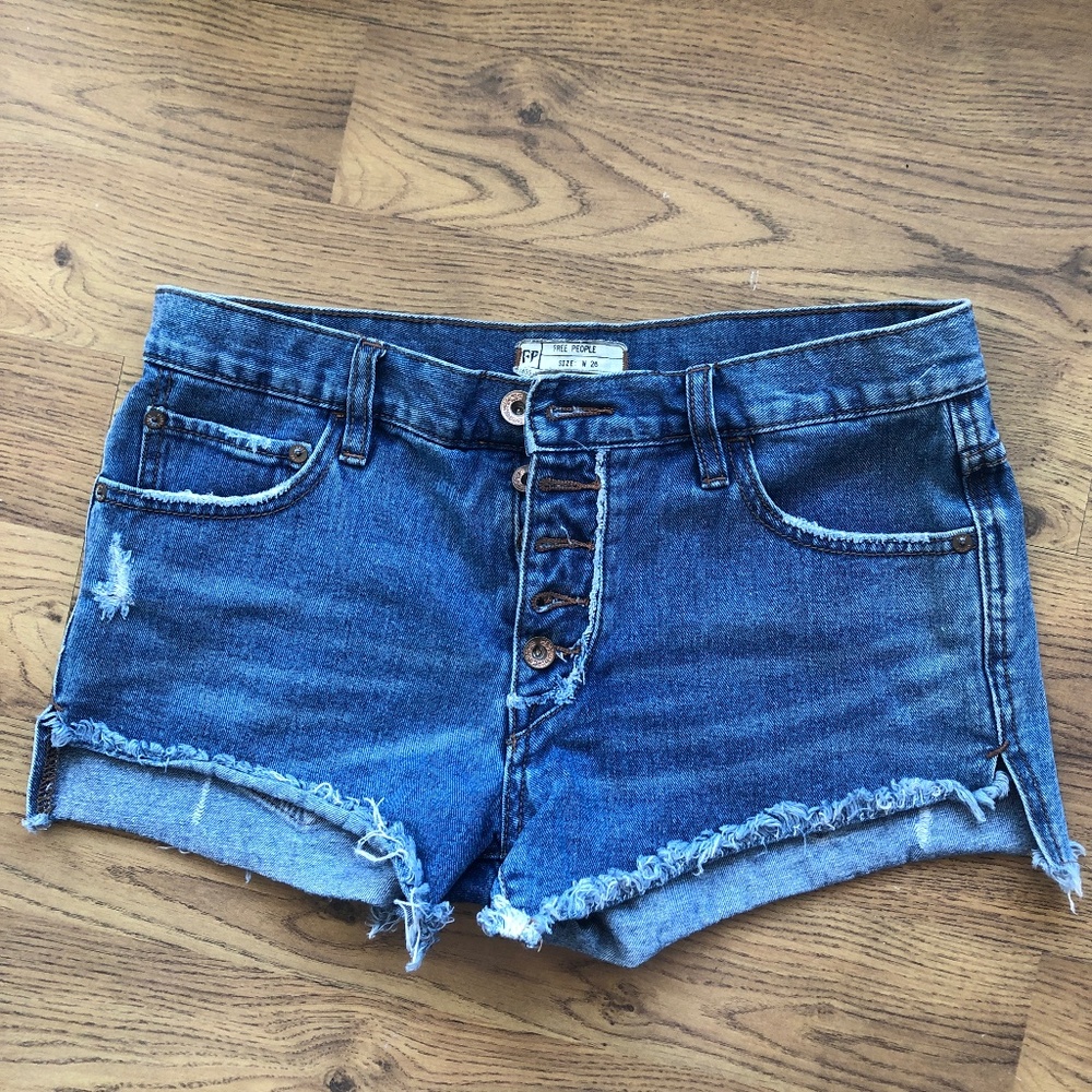free people cut off shorts size 26 gently worn, great condition c. 2016